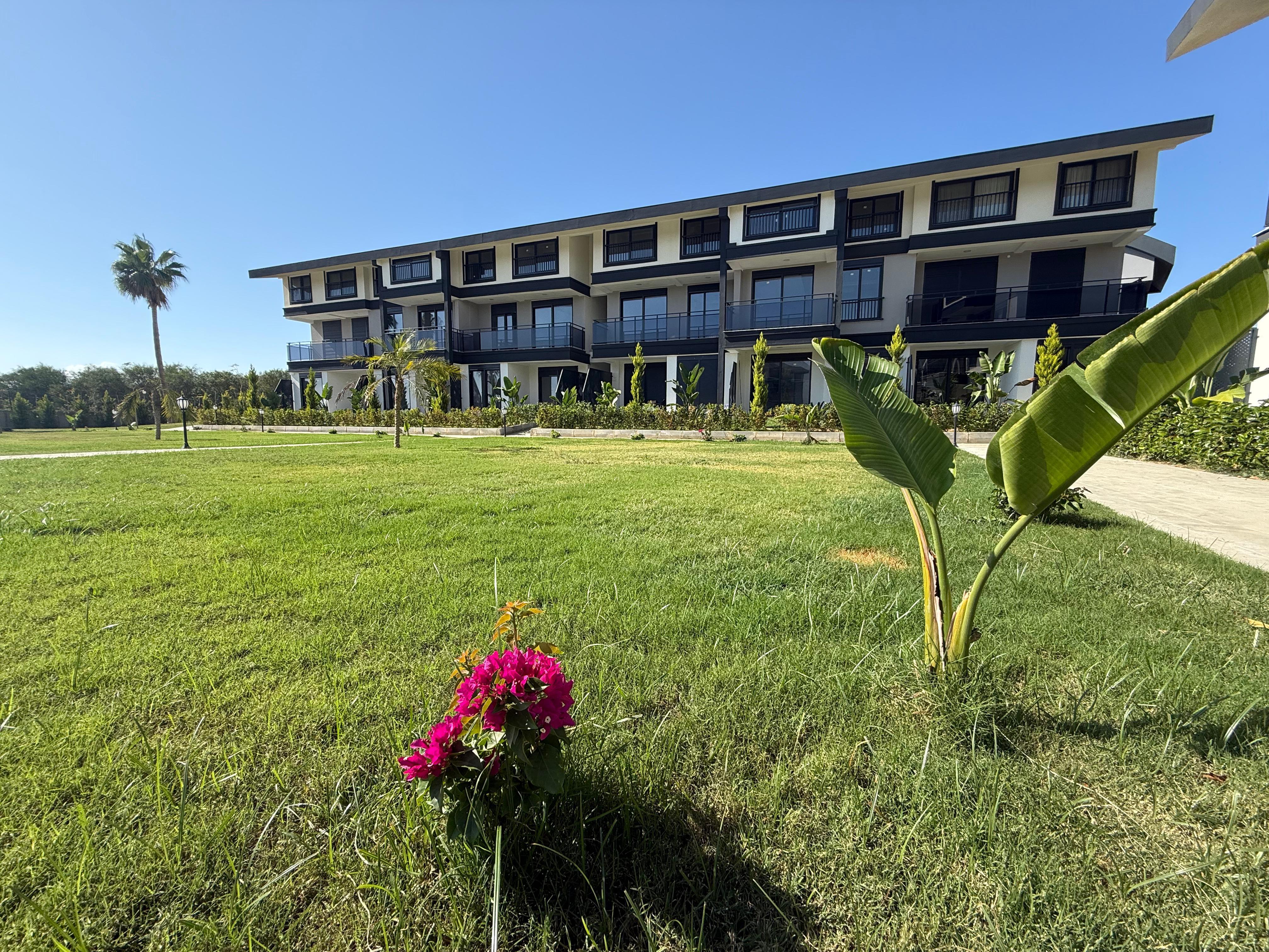 Manavgat Ilıca Kumköy'de Site İçerisinde Sıfır 1+1 Satılık Daire
