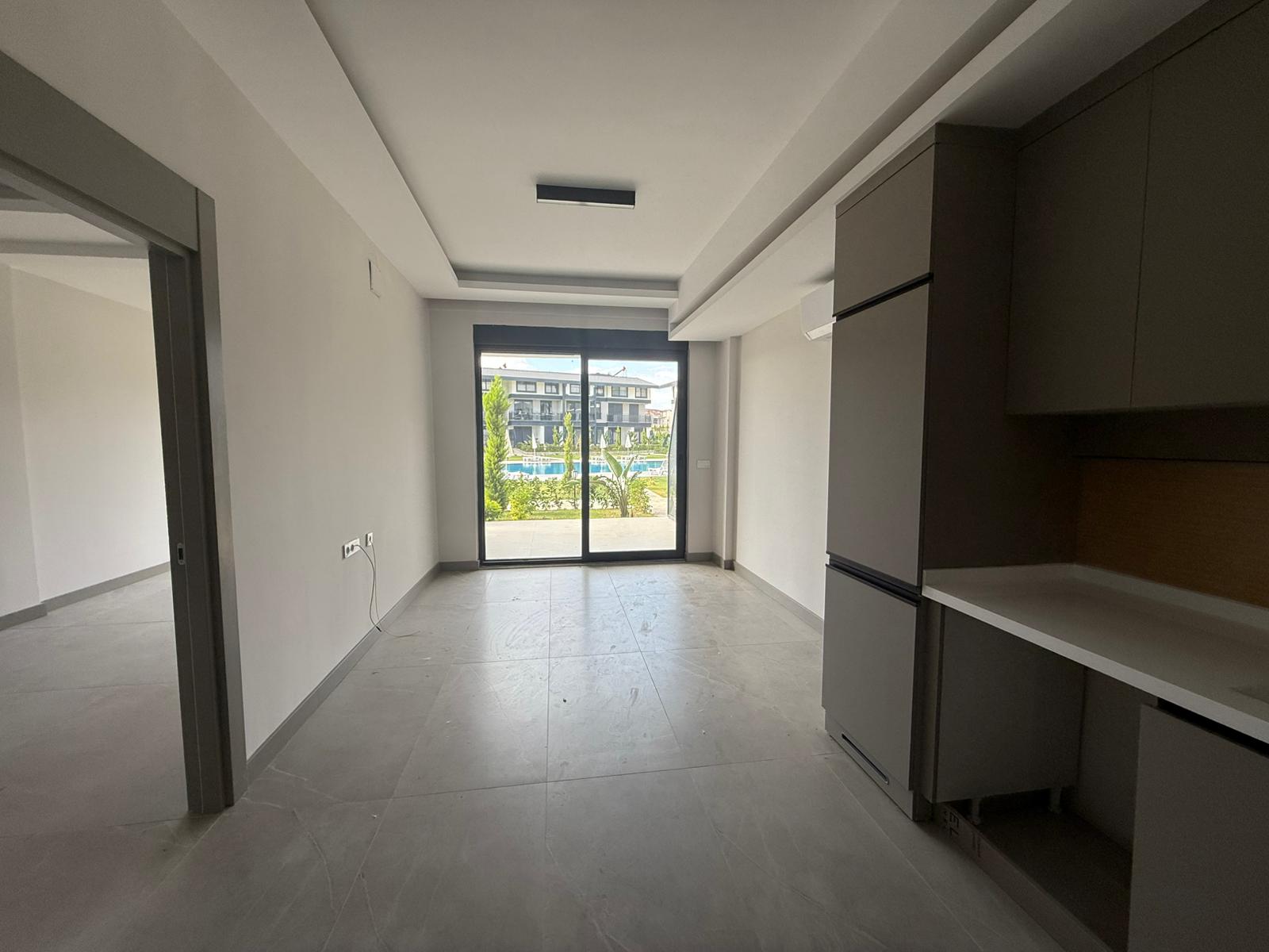 Manavgat Ilıca Kumköy'de Site İçerisinde Sıfır 1+1 Satılık Daire