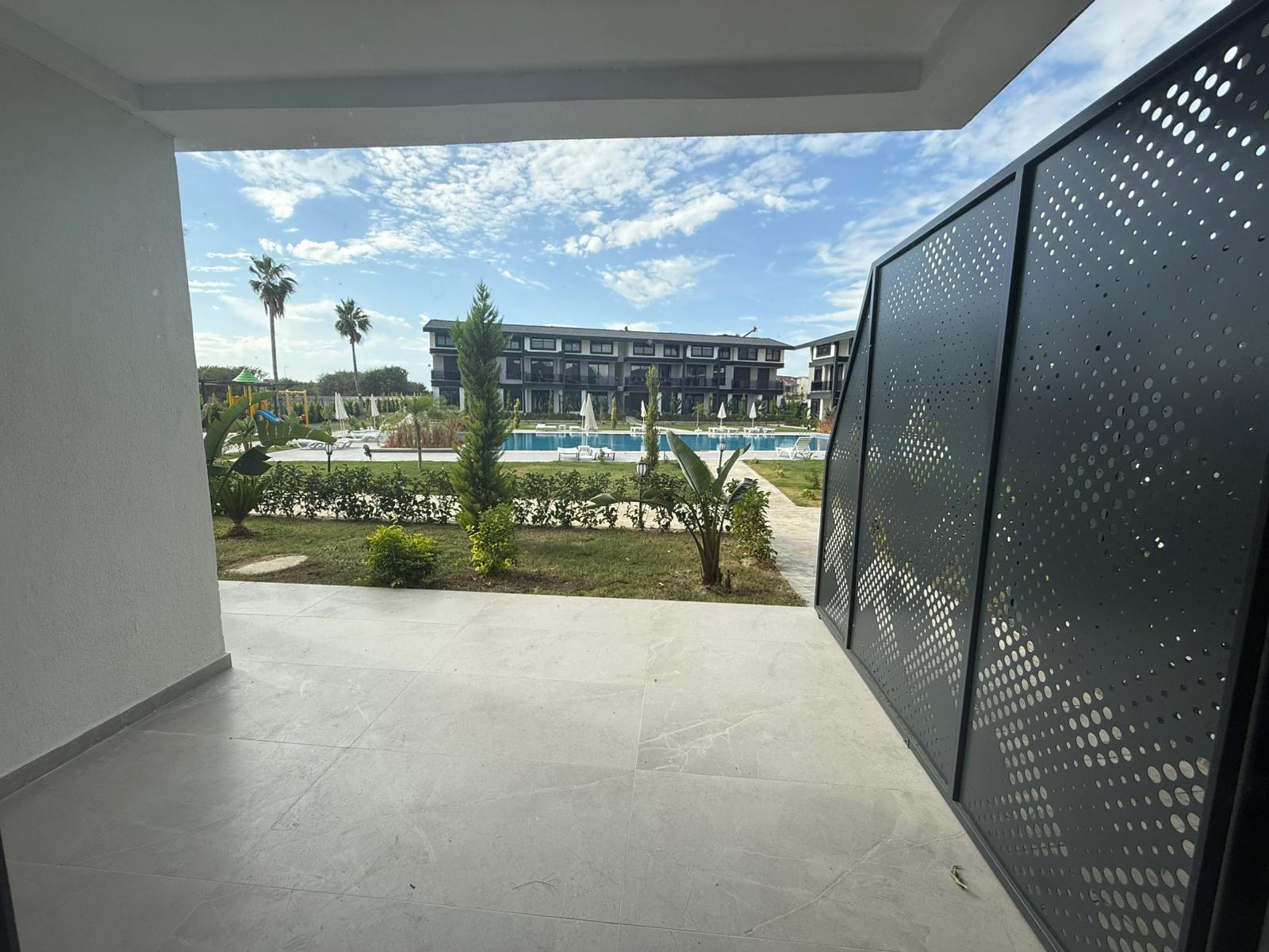 Manavgat Ilıca Kumköy'de Site İçerisinde Sıfır 1+1 Satılık Daire