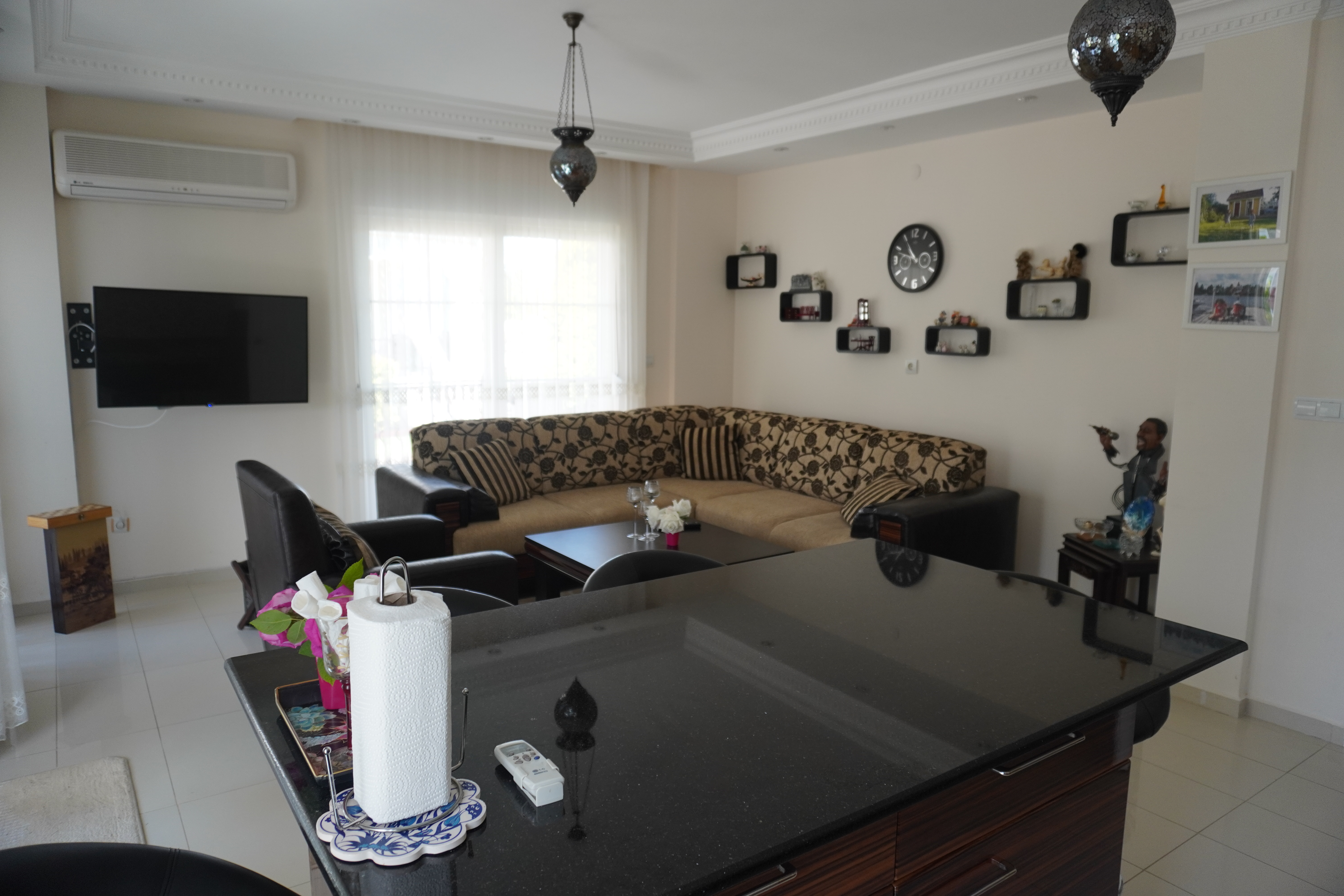 Manavgat Side'de Site İçinde 2+1 Eşyalı Satılık Daire