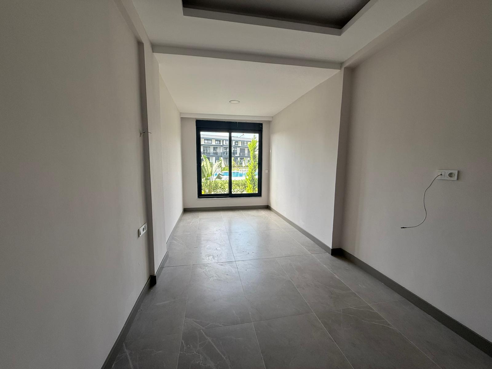 Manavgat Ilıca Kumköy'de Site İçerisinde Sıfır 1+1 Satılık Daire